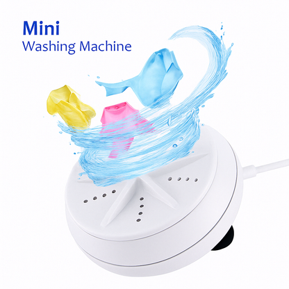2 in 1 Portable Mini Ultrasonic Washing Machine