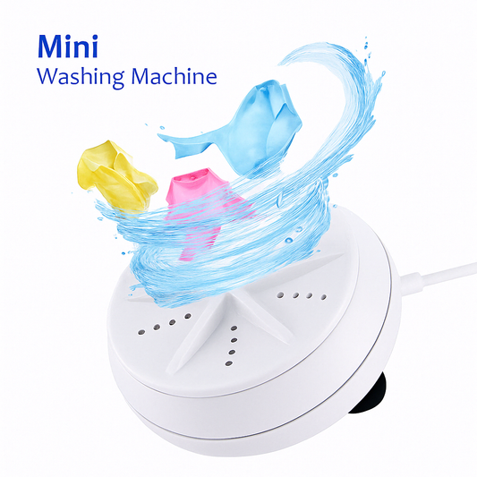 2 in 1 Portable Mini Ultrasonic Washing Machine